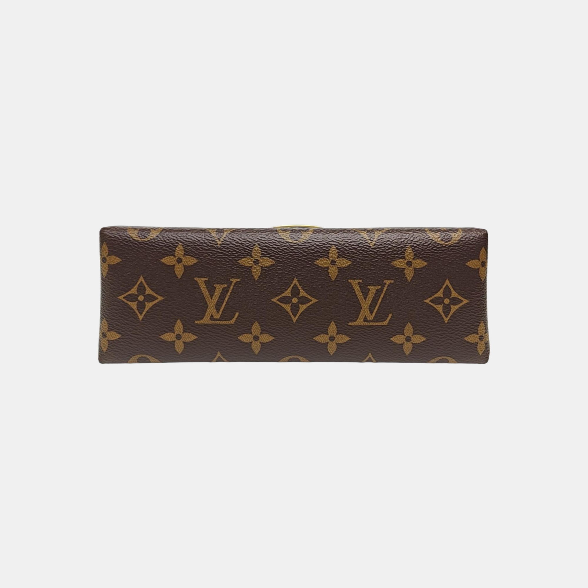 LOCKY BB Monogram Coated Canvas Brown