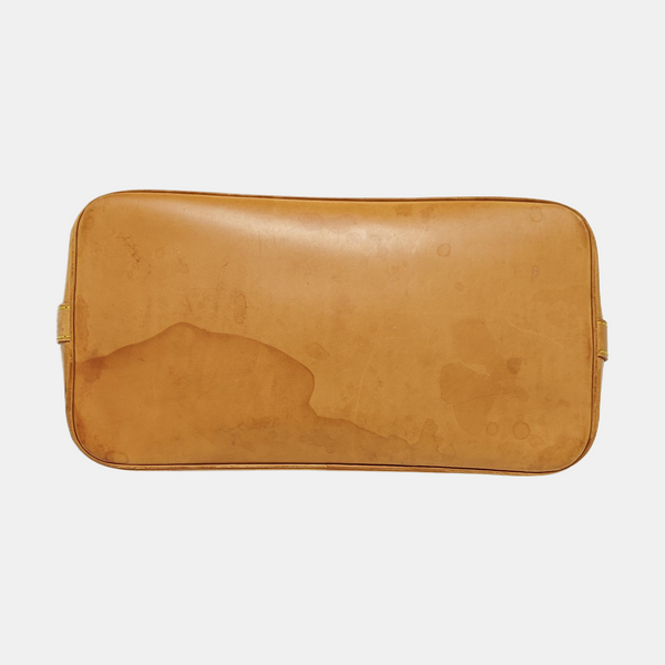ALMA PM Monogram Coated Canvas Brown