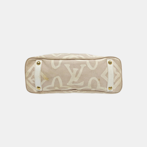 TAHITIENNE CABAS MM Monogram Canvas Beige