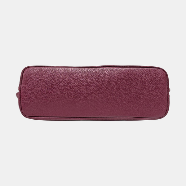 Calfskin Shoulder Bag Purple