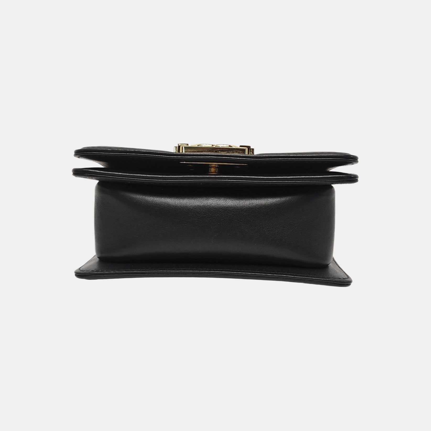 BOY CHANEL Small Chevron Calfskin Black