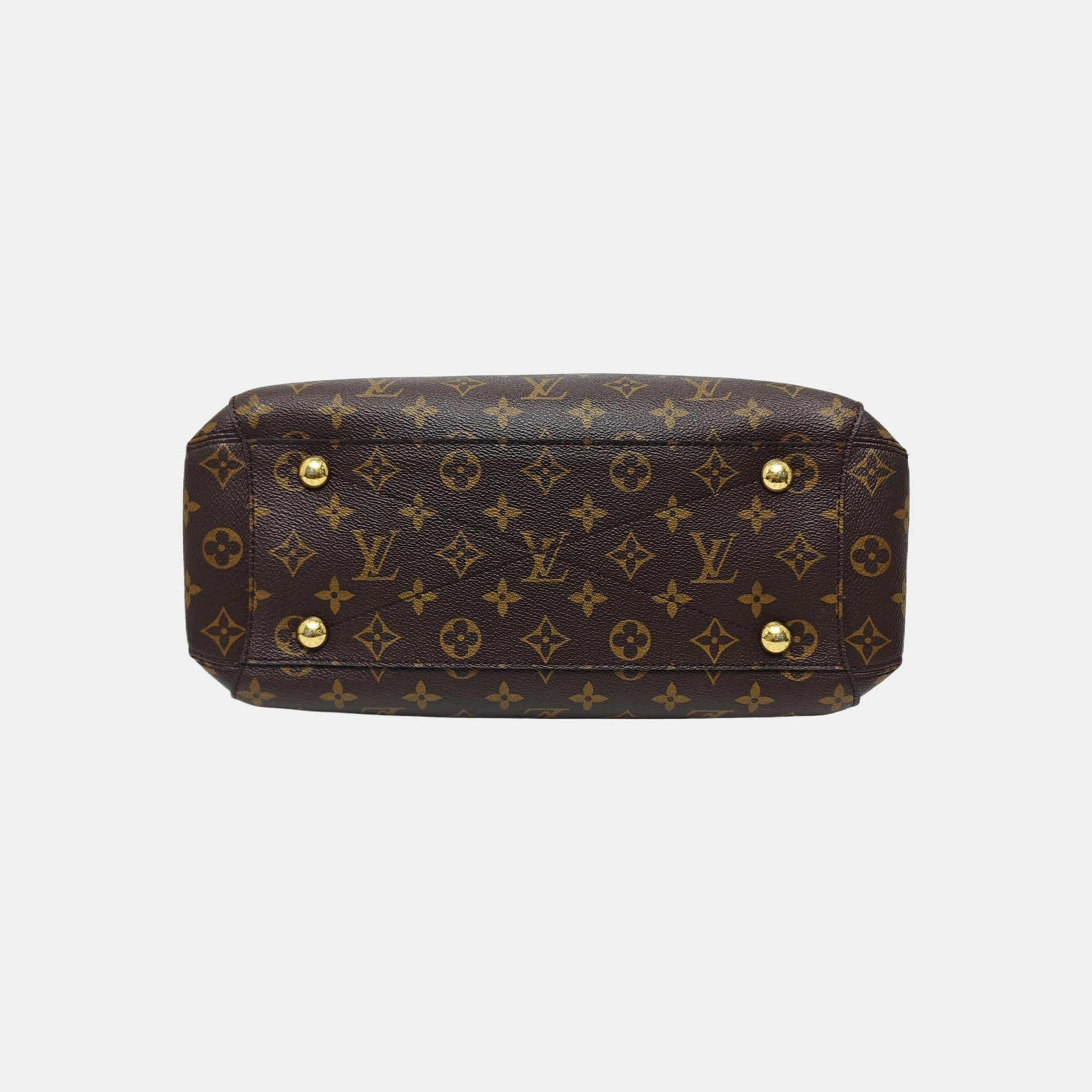 MONTAIGNE GM Monogram Coated Canvas Brown