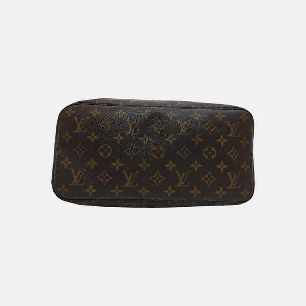 NEVERFULL MM Monogram Coated Canvas Brown