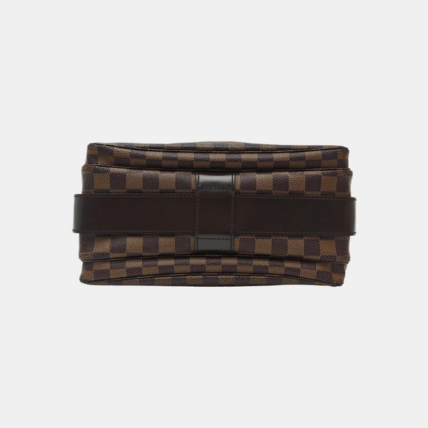 NAVIGLIO MM Damier Ebene Coated Canvas Brown