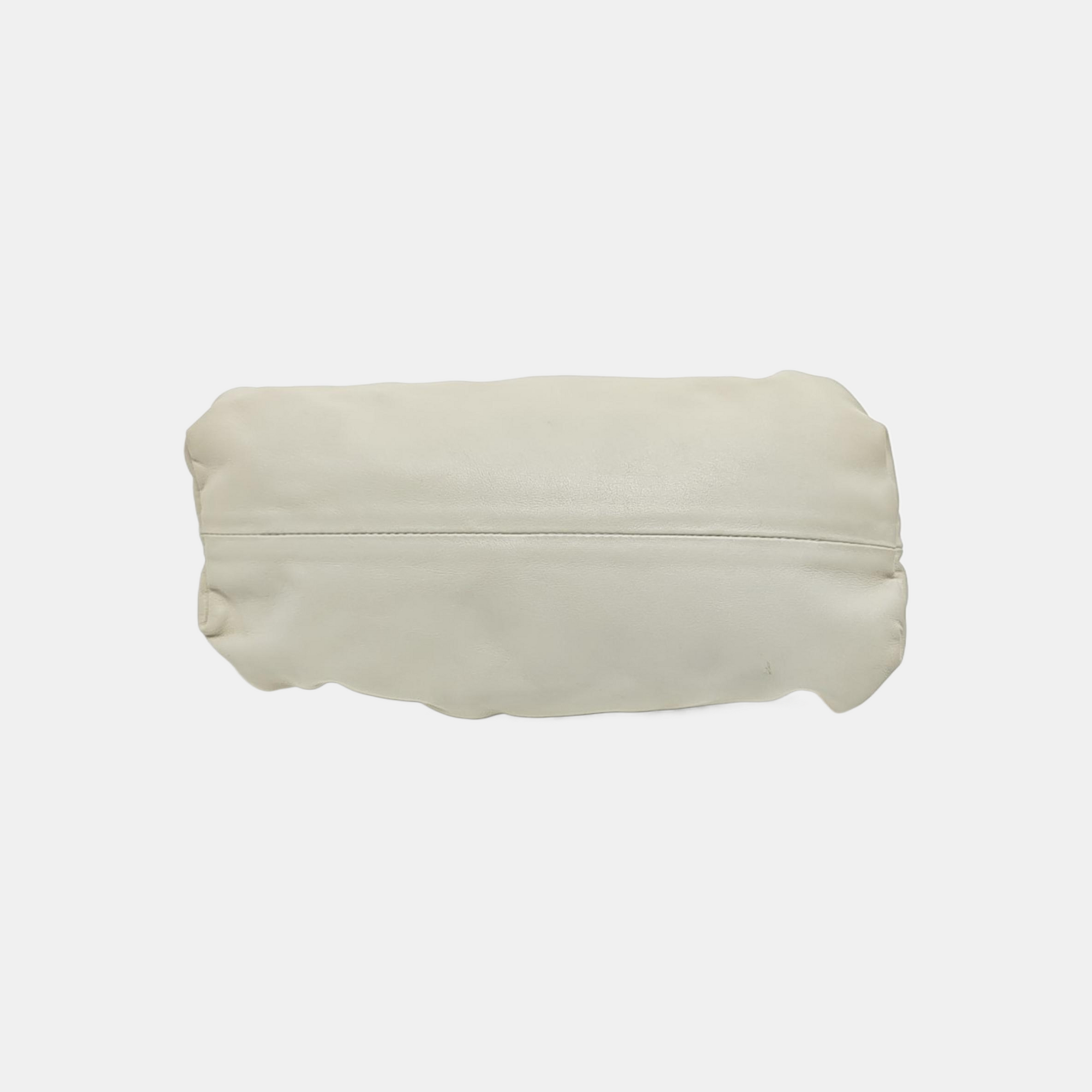The Pouch Mini Calfskin White