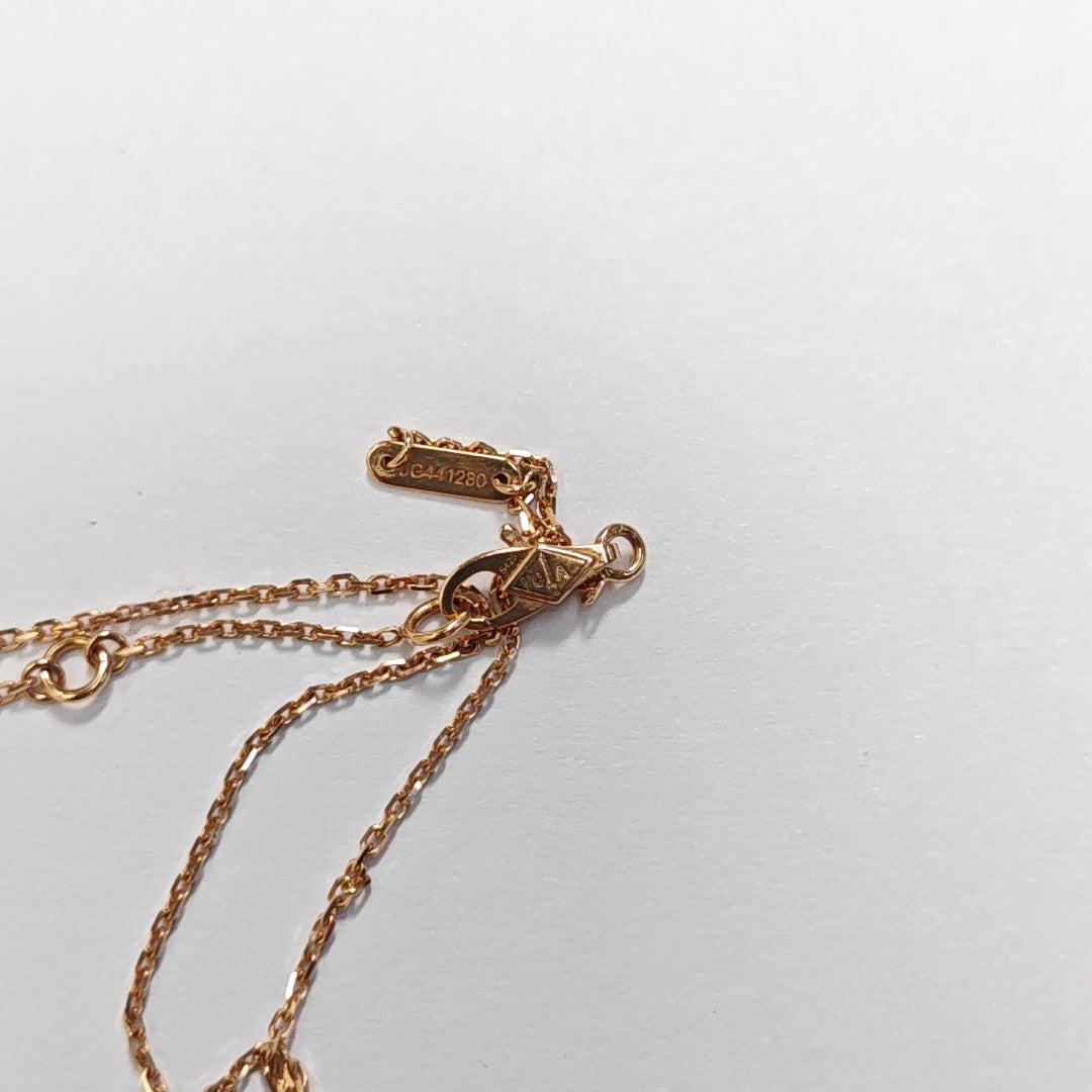 Sweet Alhambra 18k Rose Gold Necklace