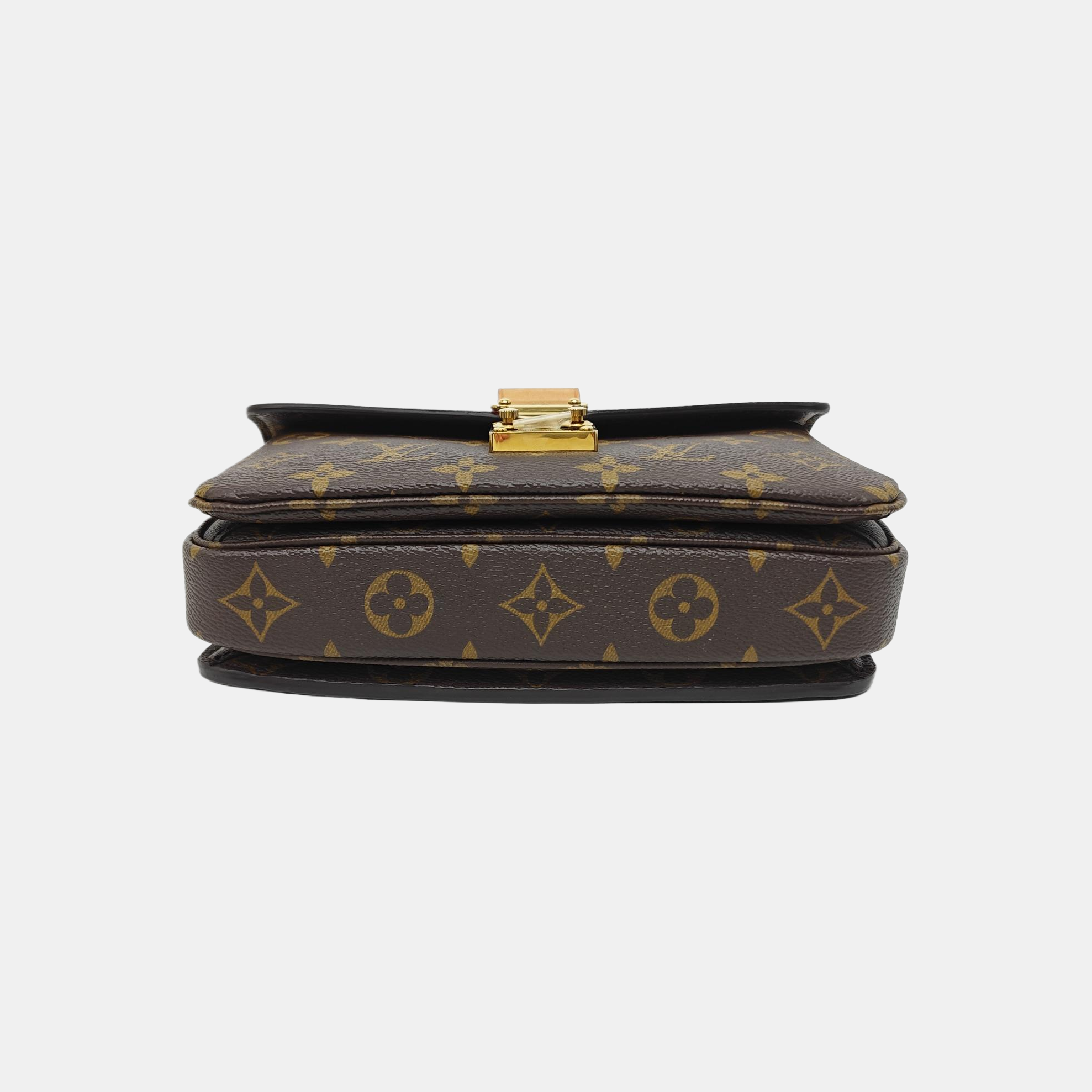 MÉTIS EAST WEST Monogram Coated Canvas Brown