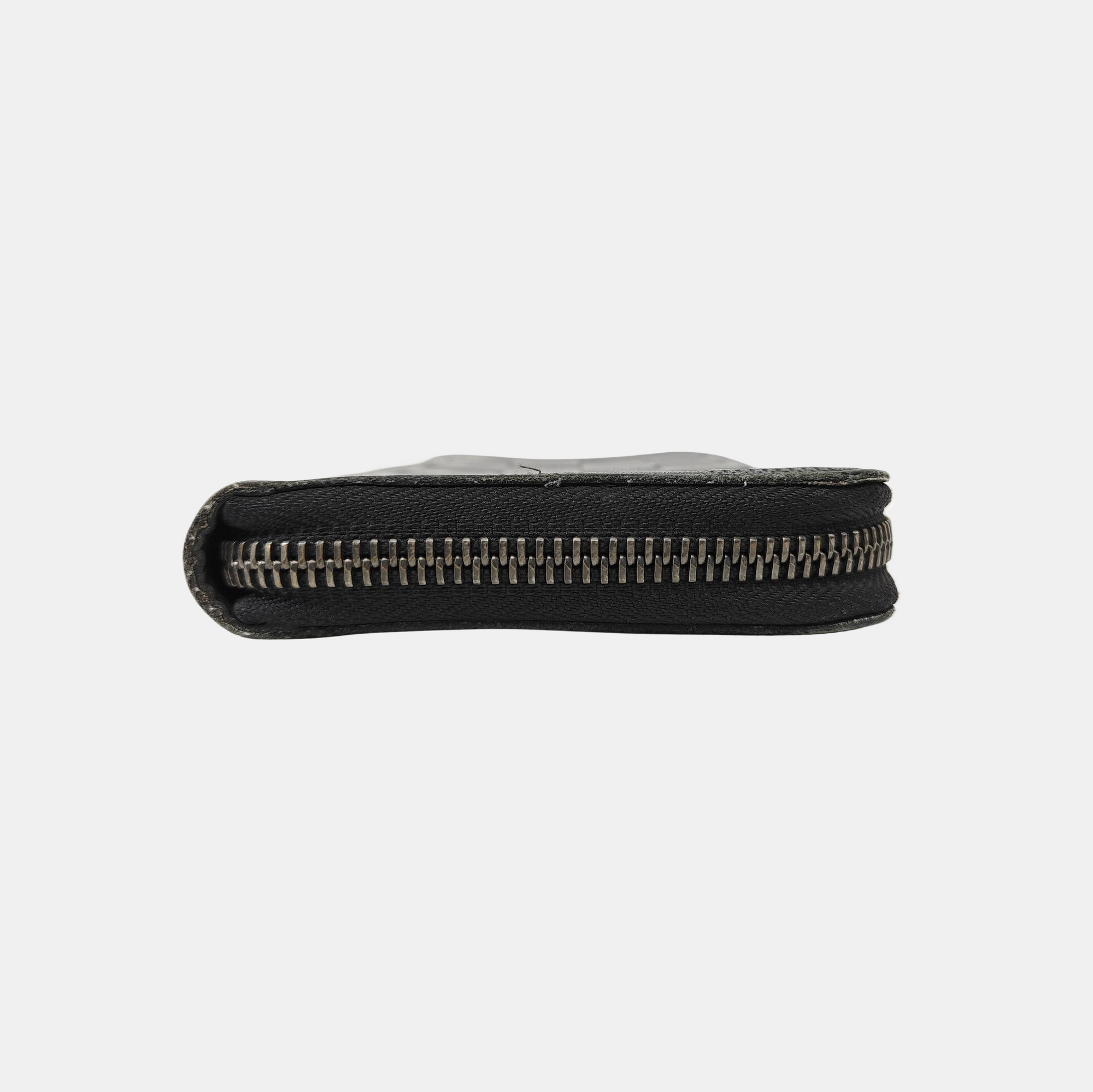 ZIPPY Damier Graphite Calfskin Black Wallet
