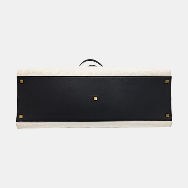 Authenticated pre-owned  MANHATTAN Canvas White - Tote Bag at Looply