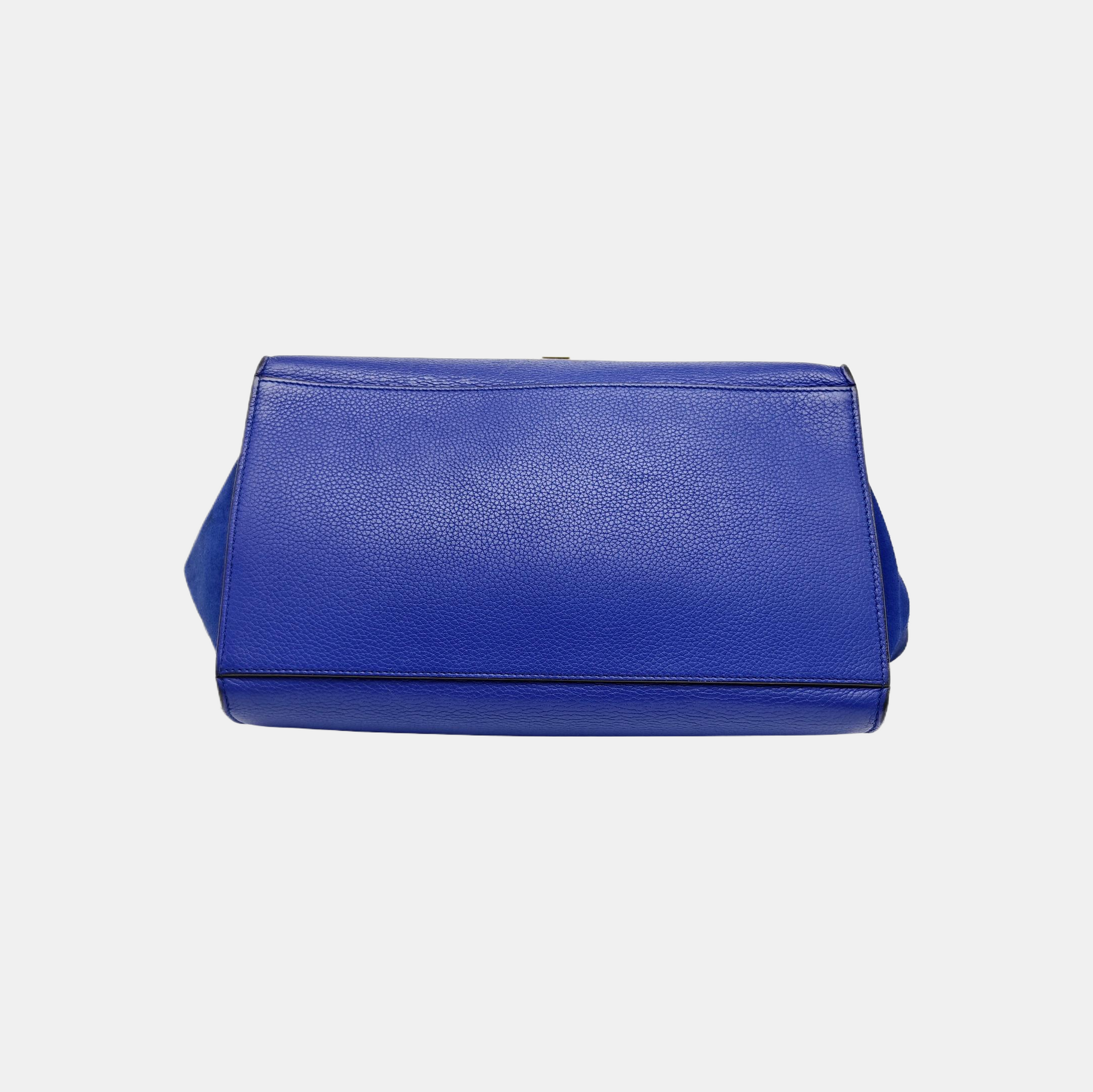 TRAPEZE Medium Calfskin Blue