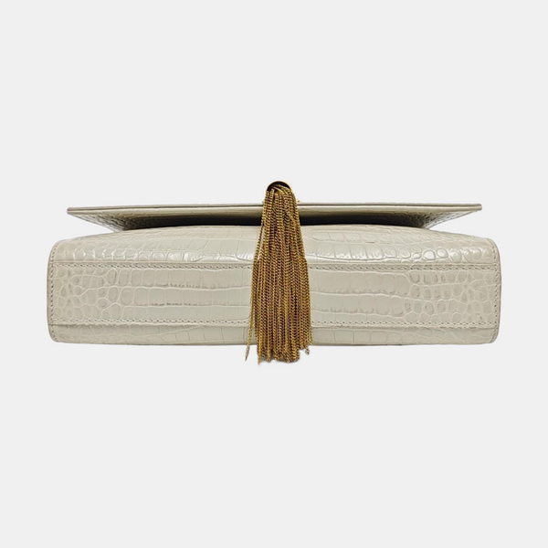 KATE Medium Calfskin White