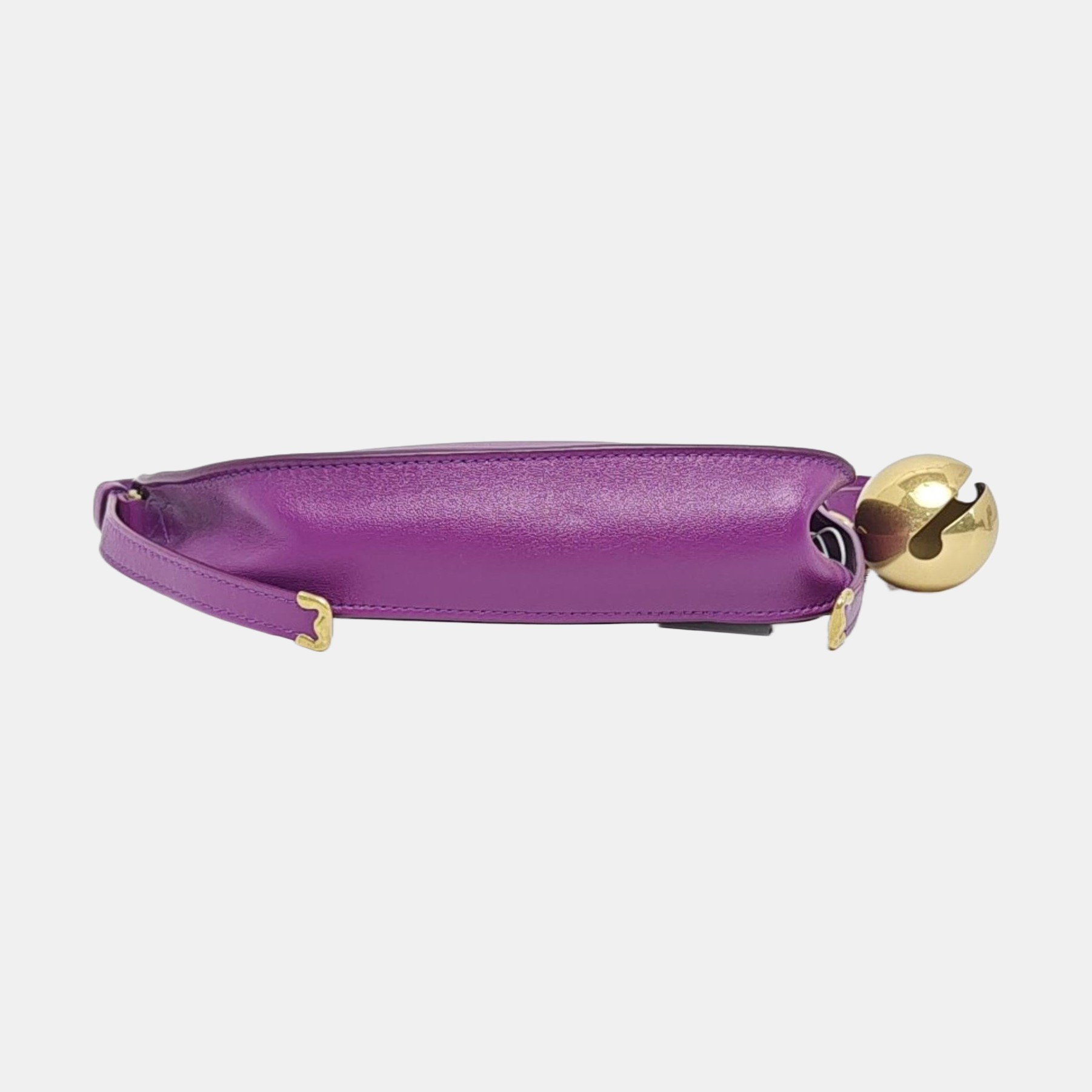 Calfskin Shoulder Bag Mini Purple