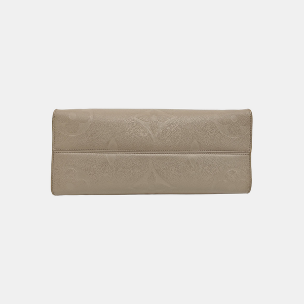 ONTHEGO MM Monogram Calfskin Gray