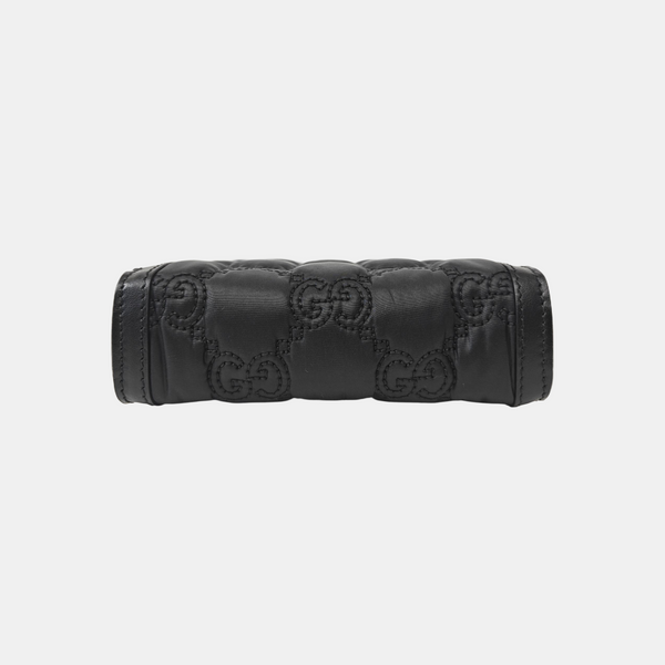 Quilted Calfskin Shoulder Bag Black