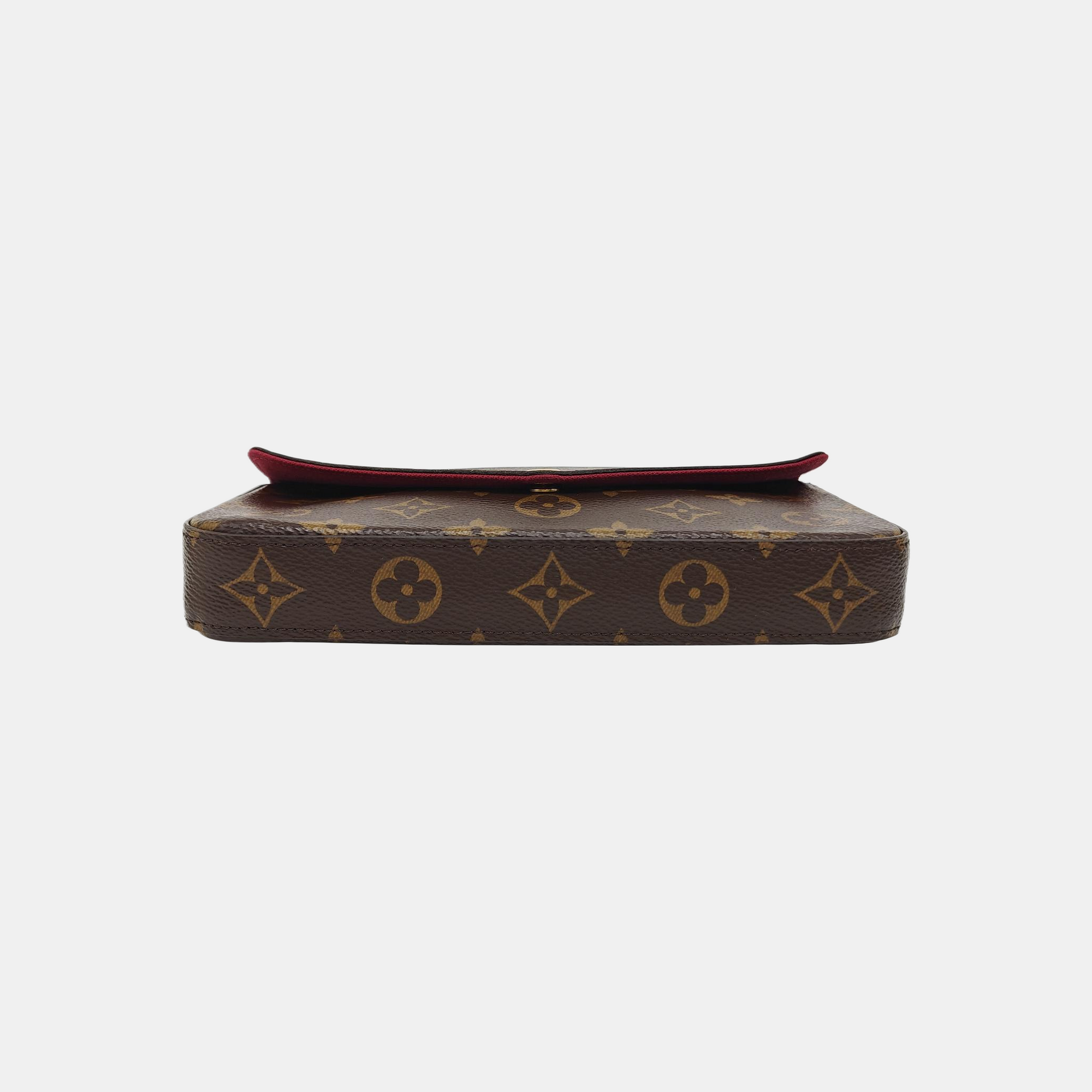 FÉLICIE Monogram Coated Canvas Brown