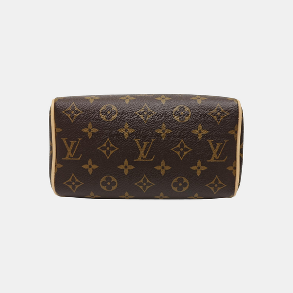SPEEDY 20 Monogram Coated Canvas Brown