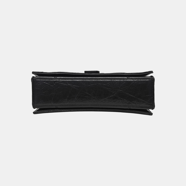 Crush Small Quilted Calfskin Black