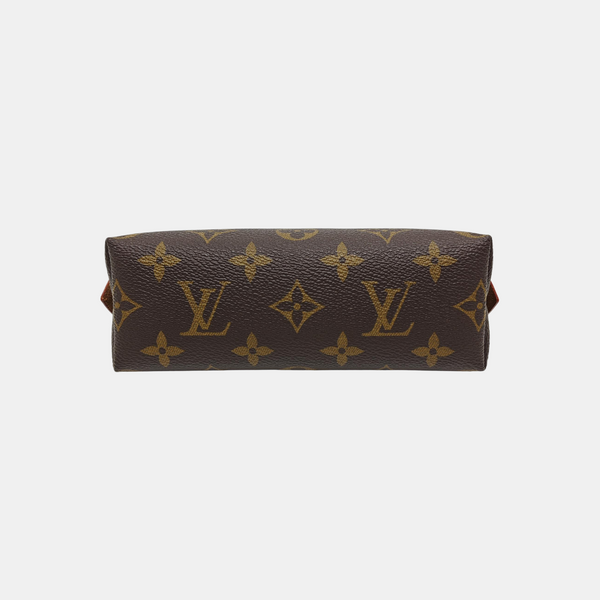 COSMETIC PM Monogram Coated Canvas Brown