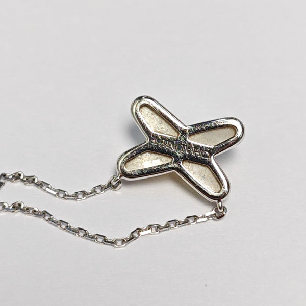 Jeux De Liens 18k White Gold Silver Necklace