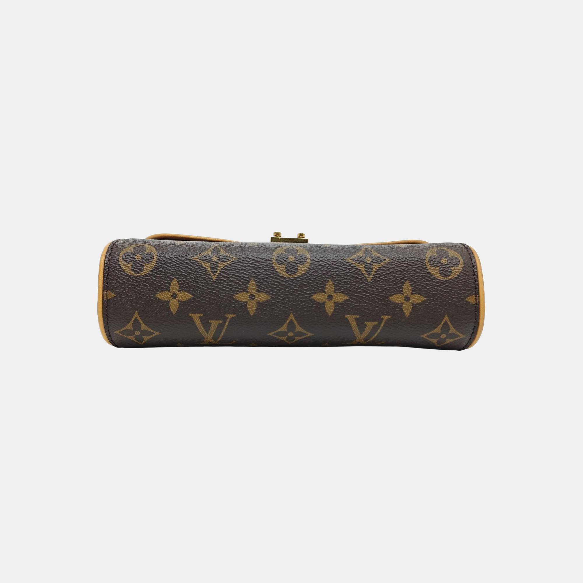 Pochette Camille Monogram Coated Canvas Brown