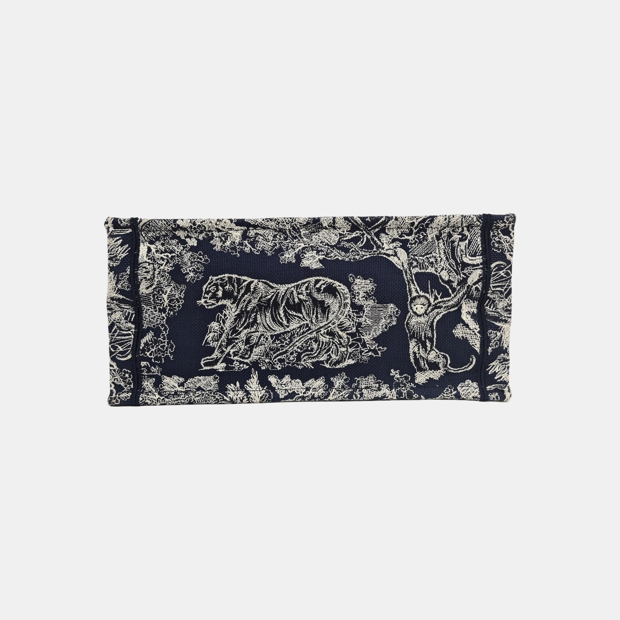 Book Tote Medium Canvas Blue