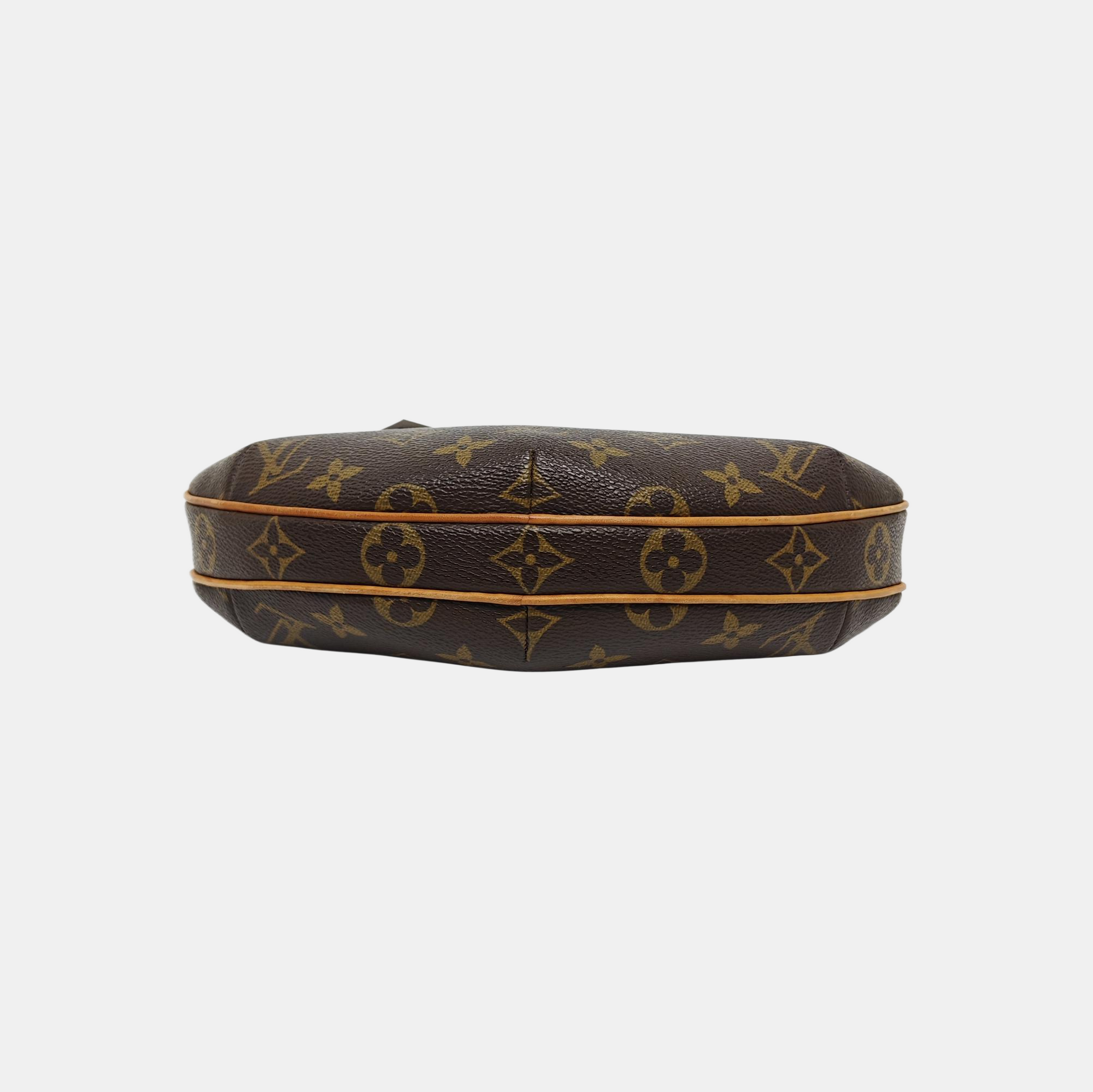 CROISSANT PM Monogram Coated Canvas Brown