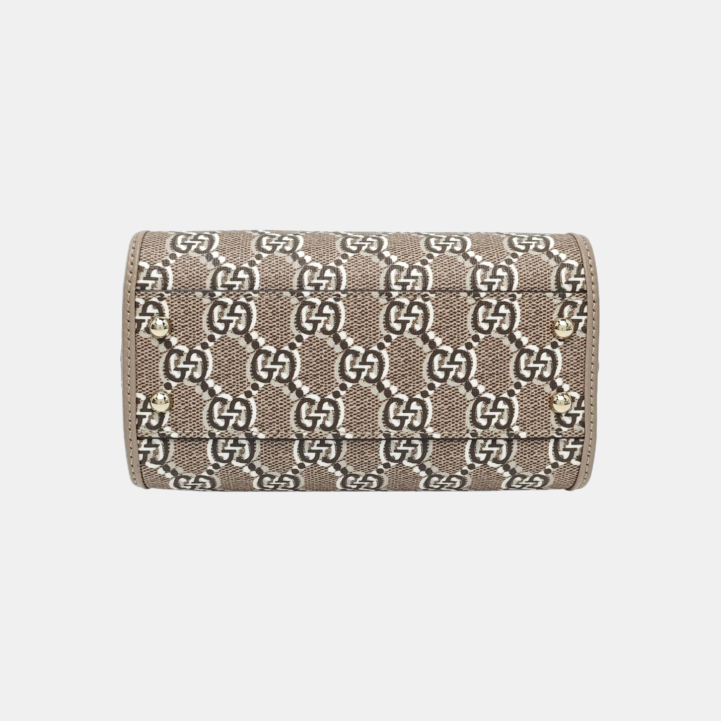 Monogram Coated Canvas Shoulder Bag Super Mini Gray