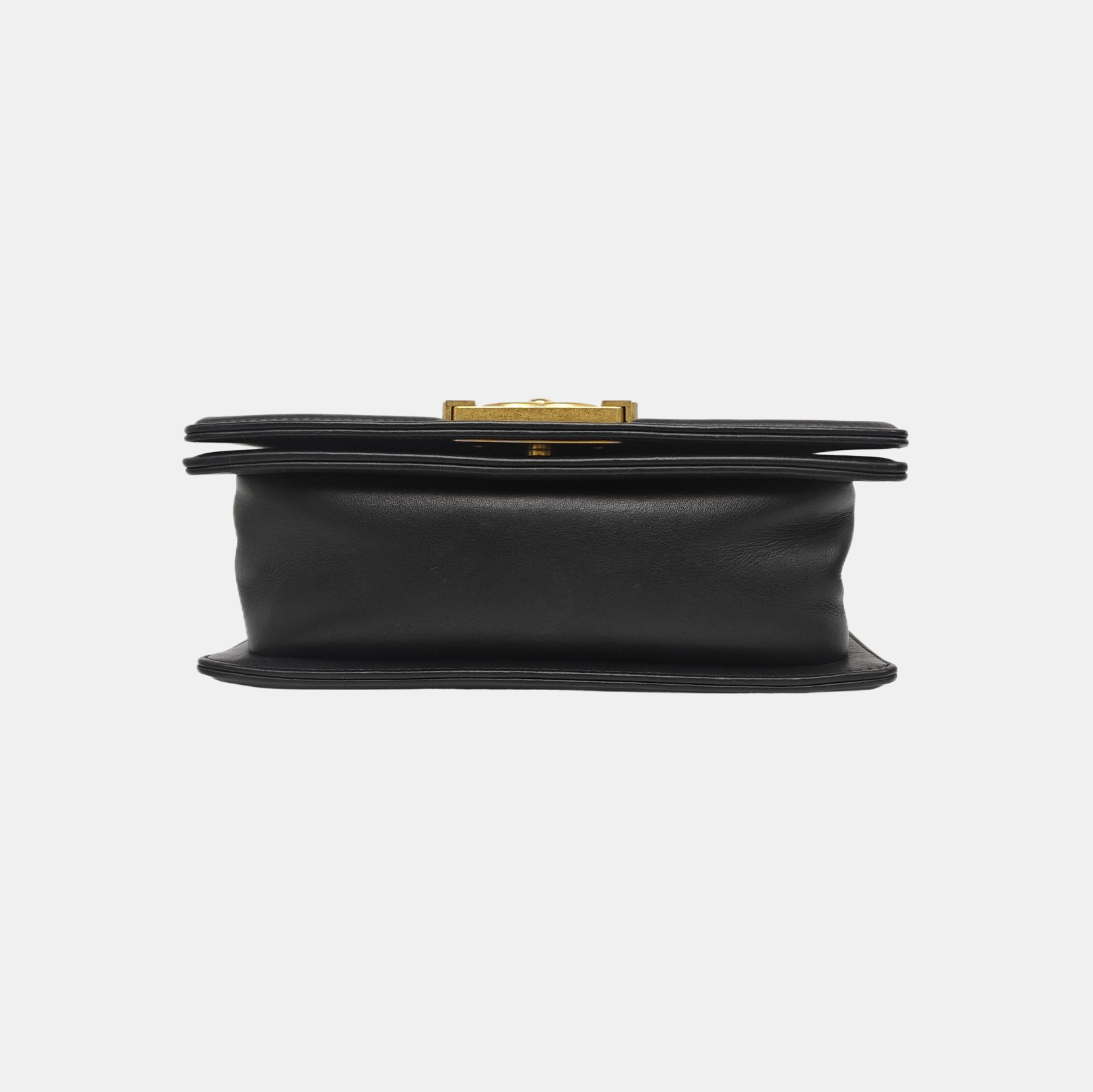 BOY CHANEL Small Quilted Calfskin Black