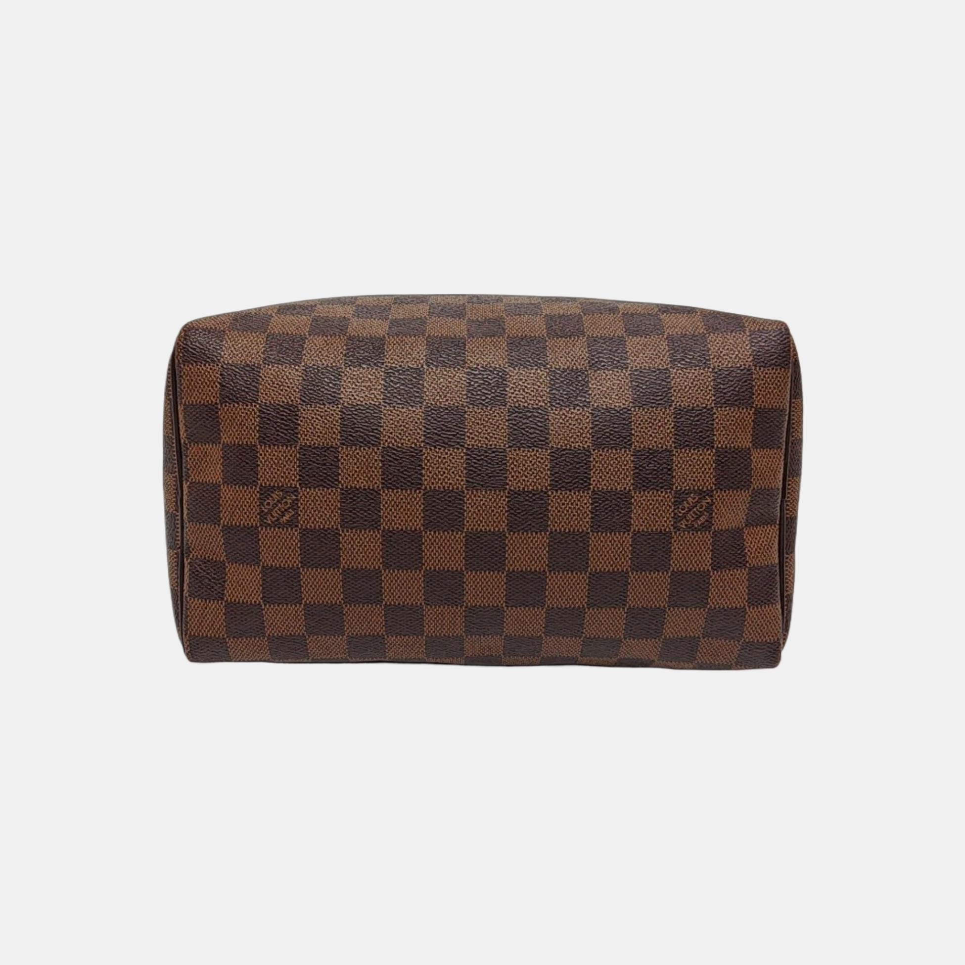 SPEEDY 25 Damier Ebene Coated Canvas Brown