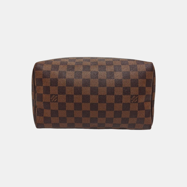 SPEEDY 25 Damier Ebene Coated Canvas Brown