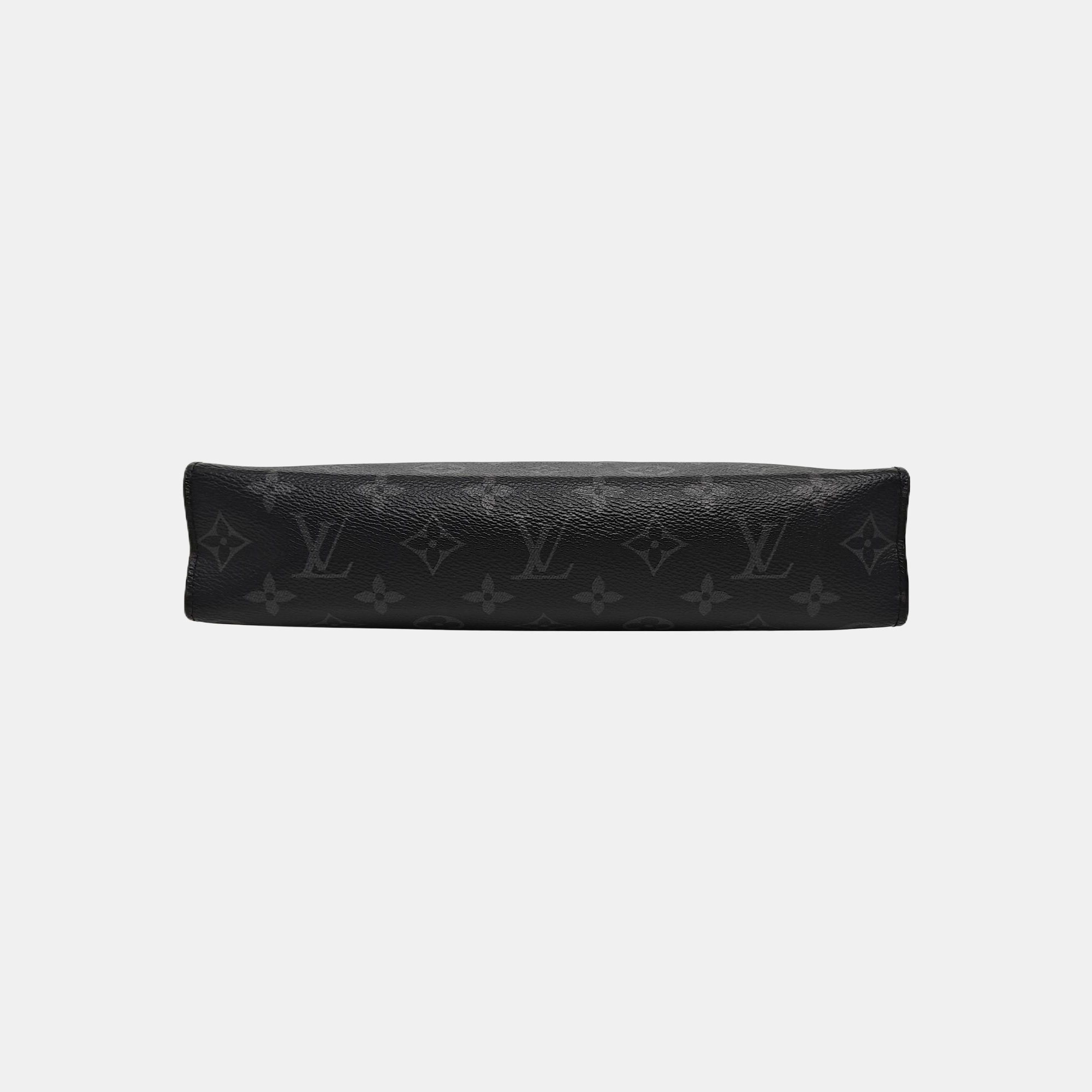 Pochette Voyag MM Monogram Coated Canvas Black