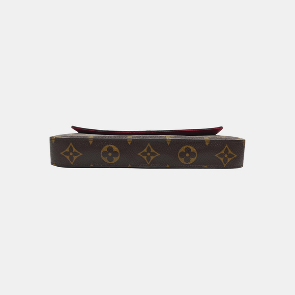 FÉLICIE Monogram Coated Canvas Brown
