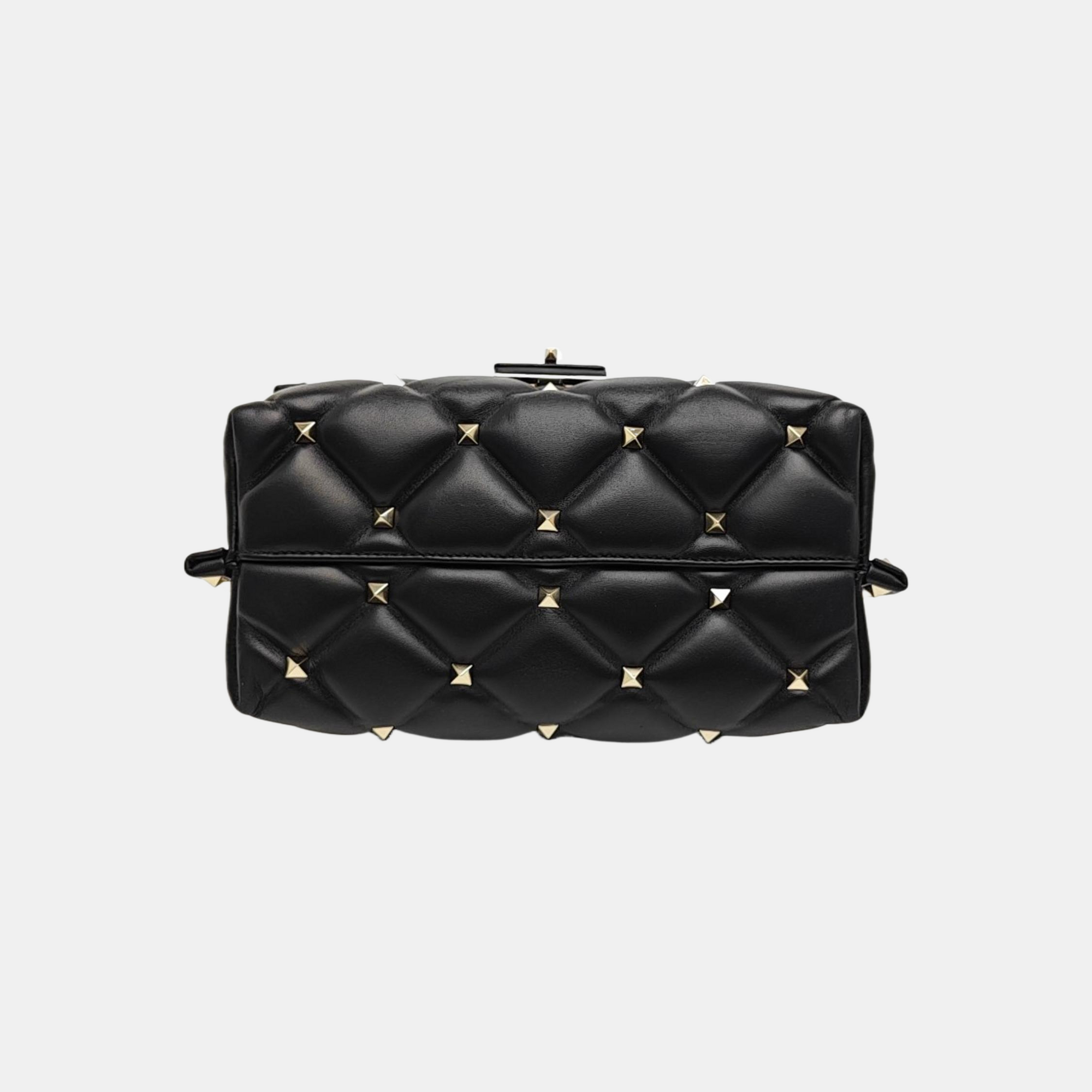 Candystud Quilted Lambskin Black