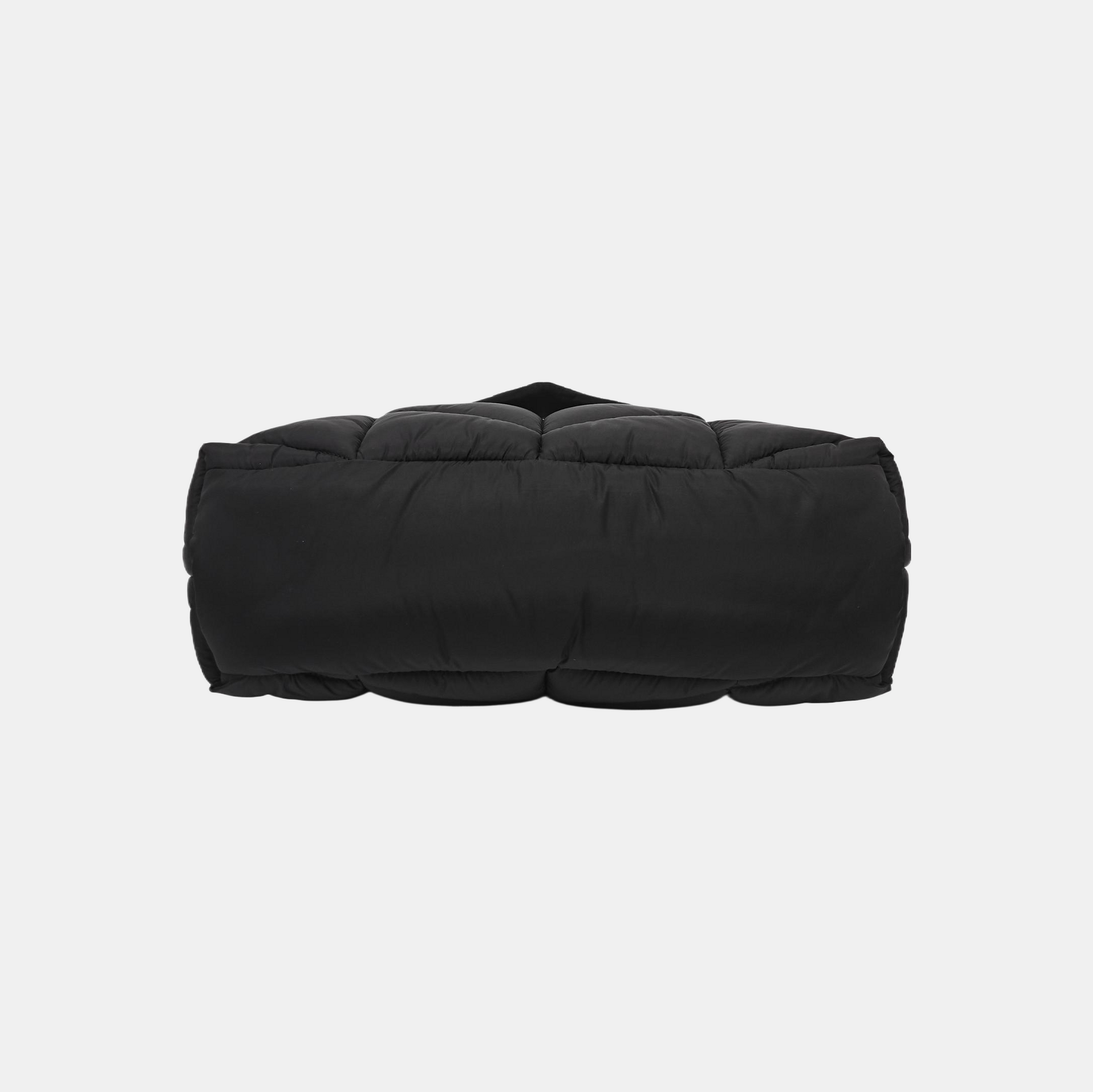 PUFFER Quilted Fabric Black