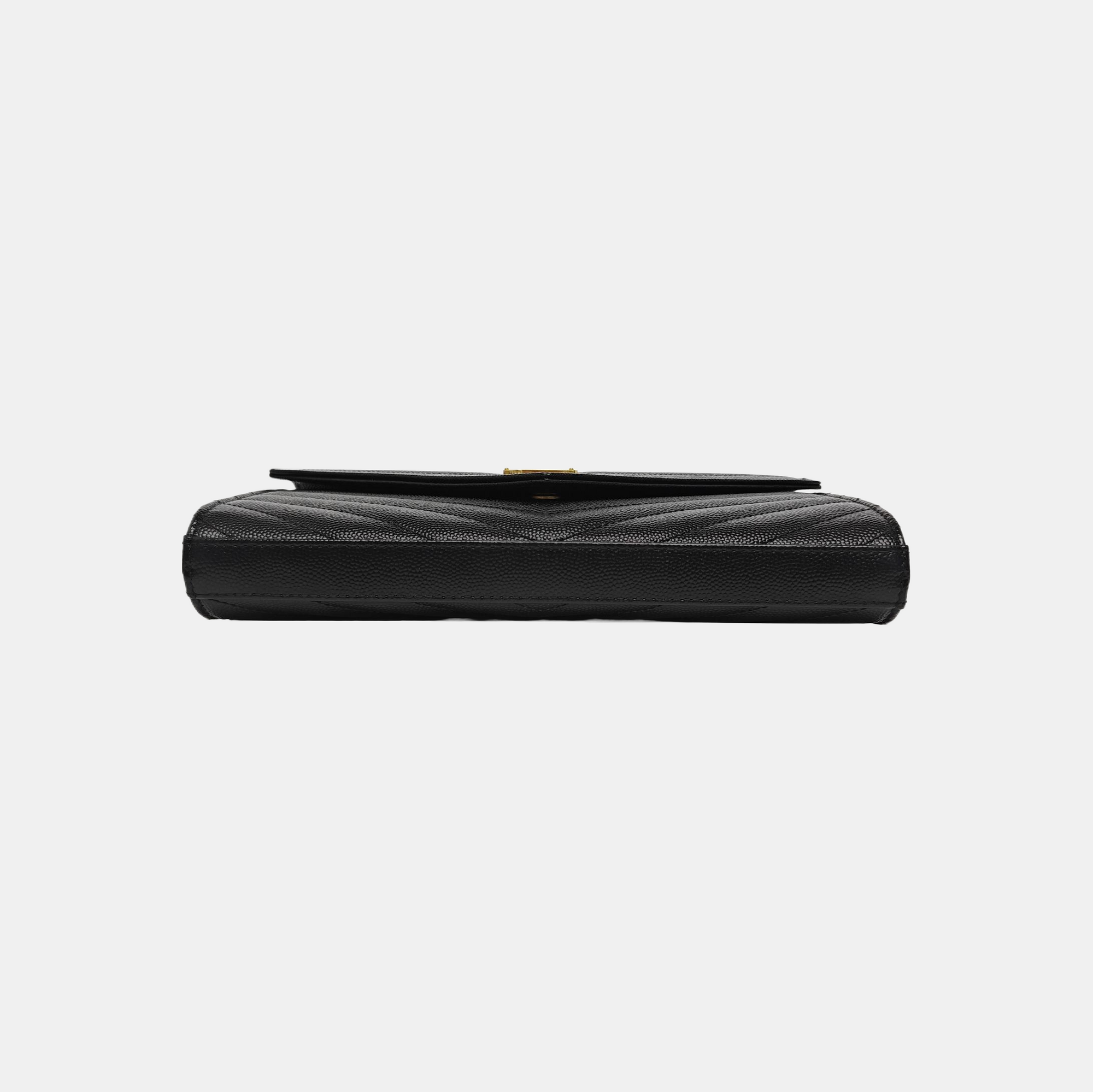 MONOGRAM Medium Chevron Calfskin Black