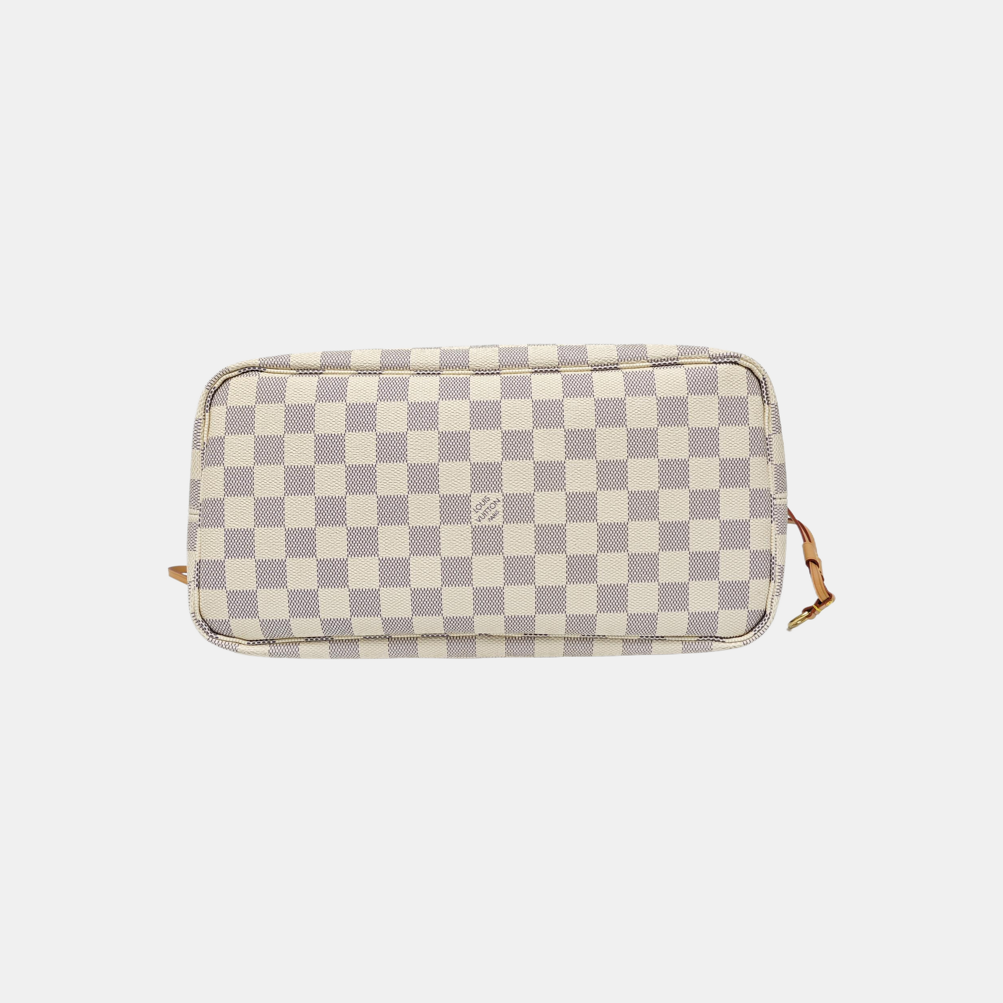 NEVERFULL MM Damier Azur Coated Canvas White