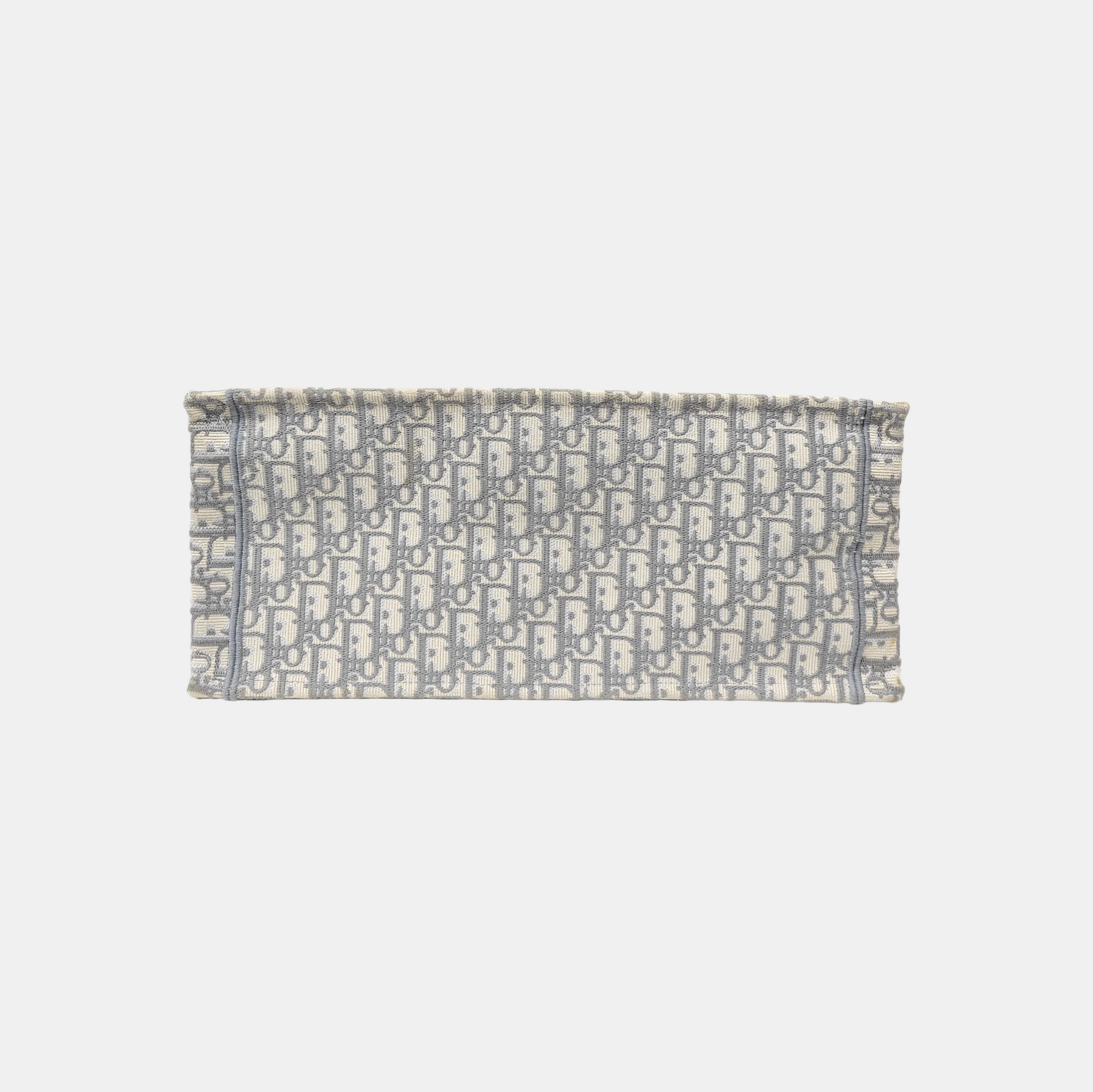 Book Tote Large Oblique Canvas Gray