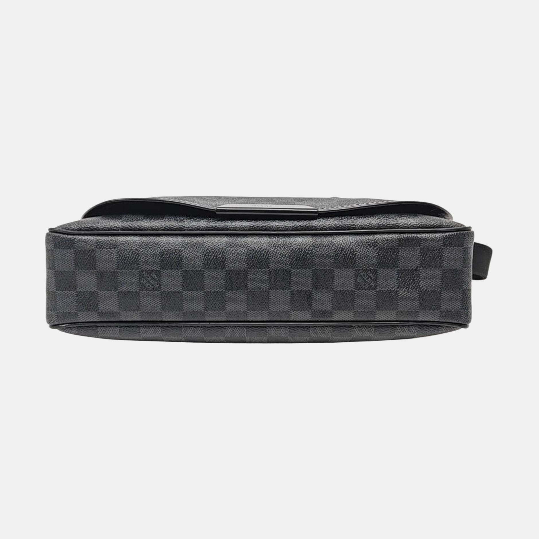 DANIEL MM Damier Graphite Coated Canvas Gray