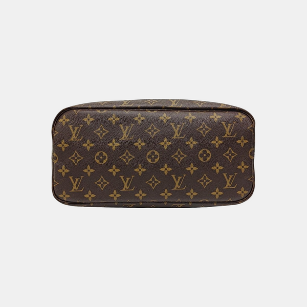 NEVERFULL MM Monogram Coated Canvas Brown