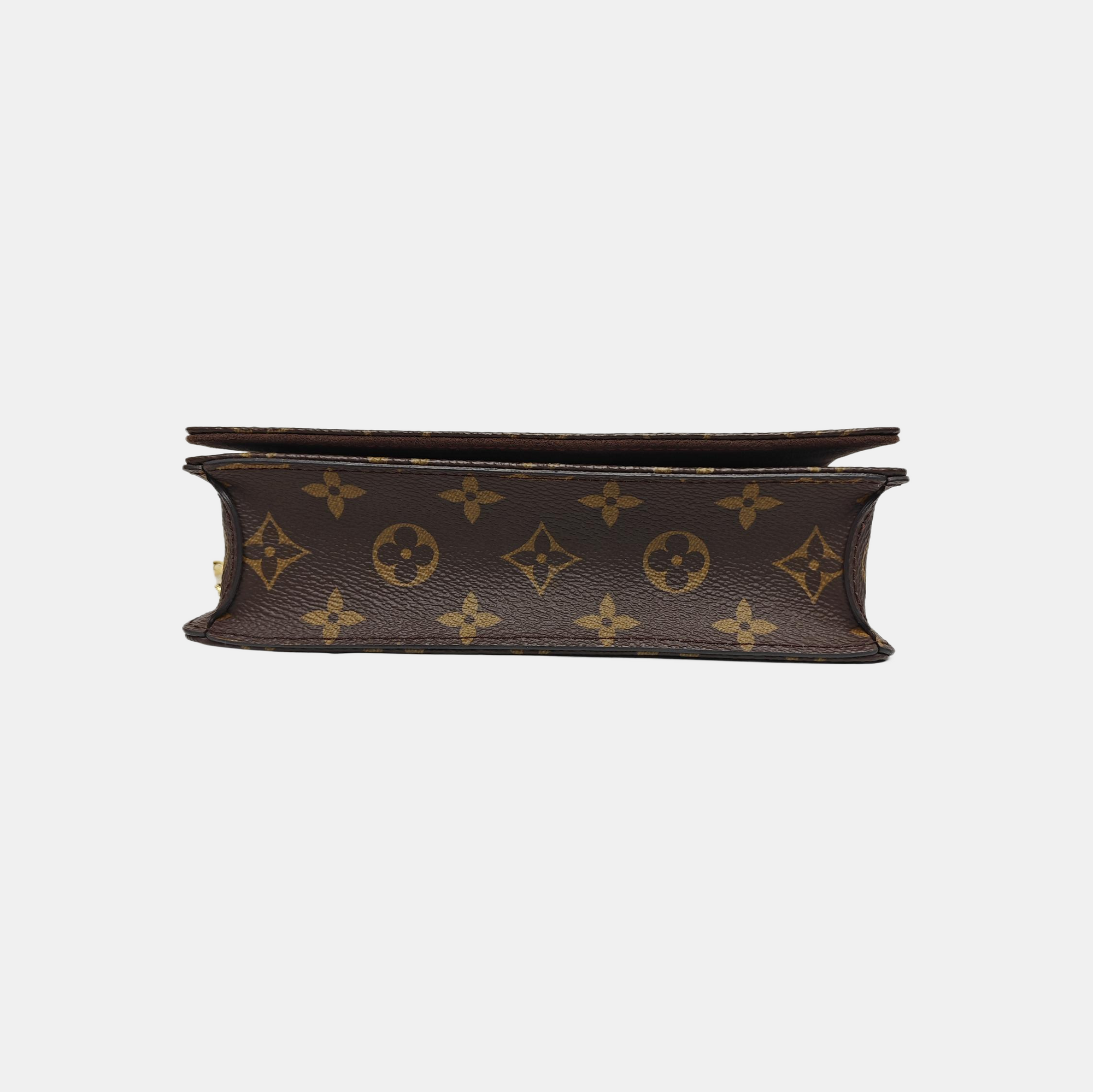 Lily Monogram Coated Canvas Brown