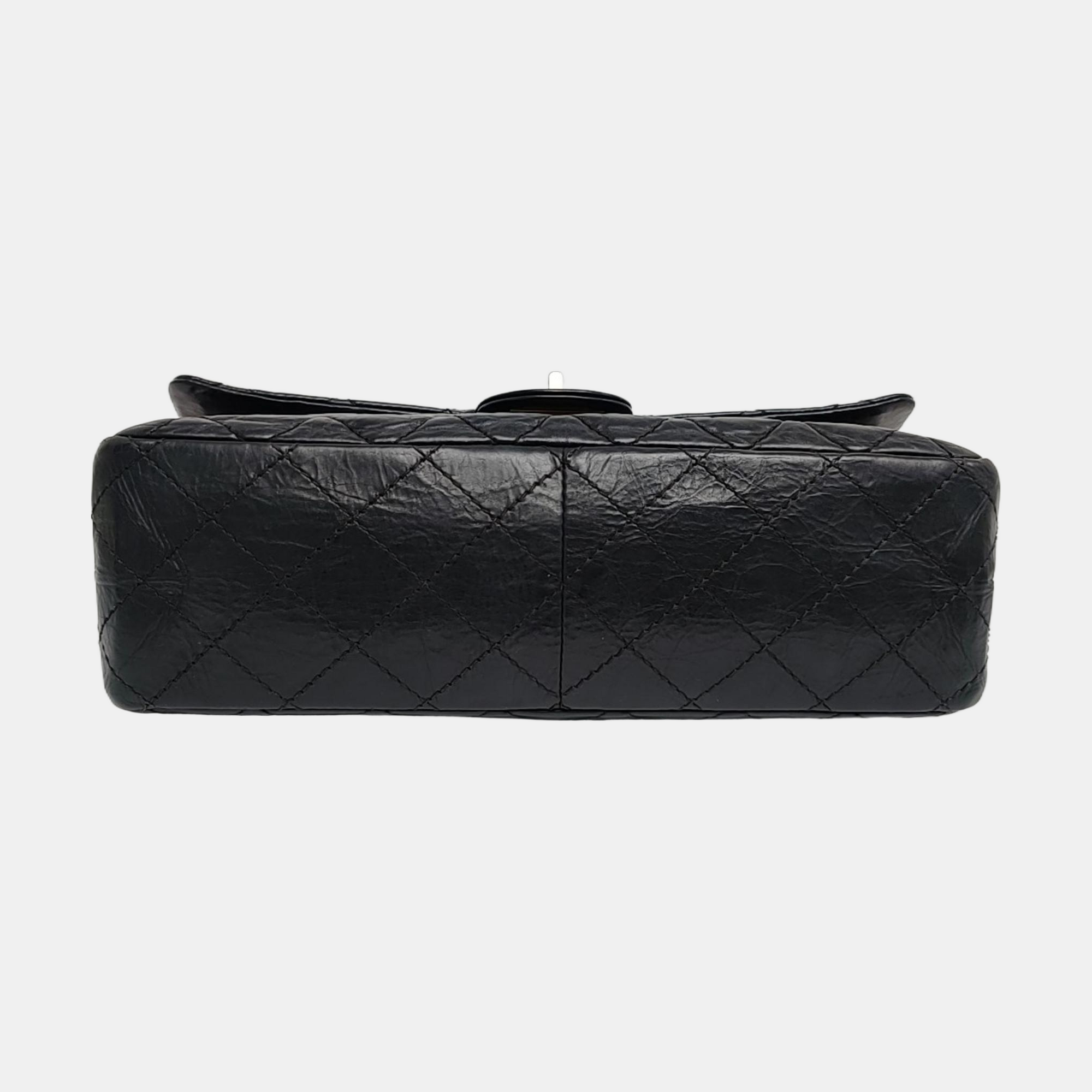 Authenticated pre-owned  2.55 227 (jumbo) Quilted Calfskin Black - Shoulder Bag at Looply