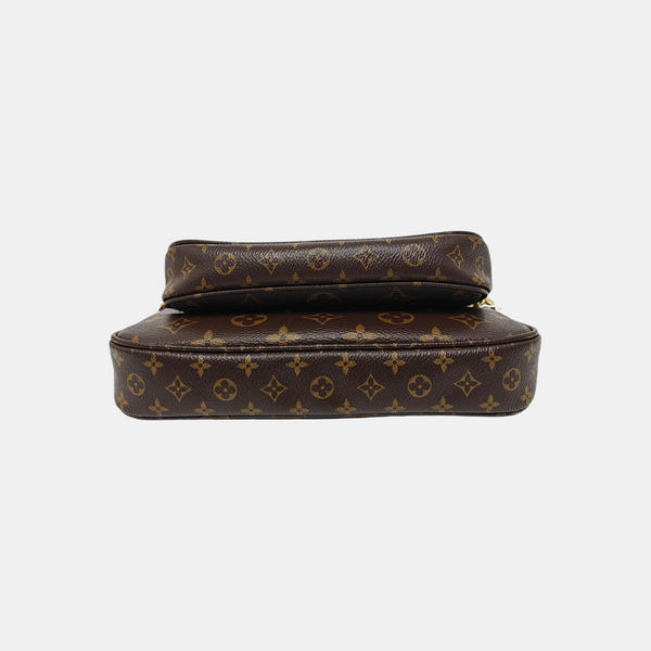 MULTI Monogram Coated Canvas Brown