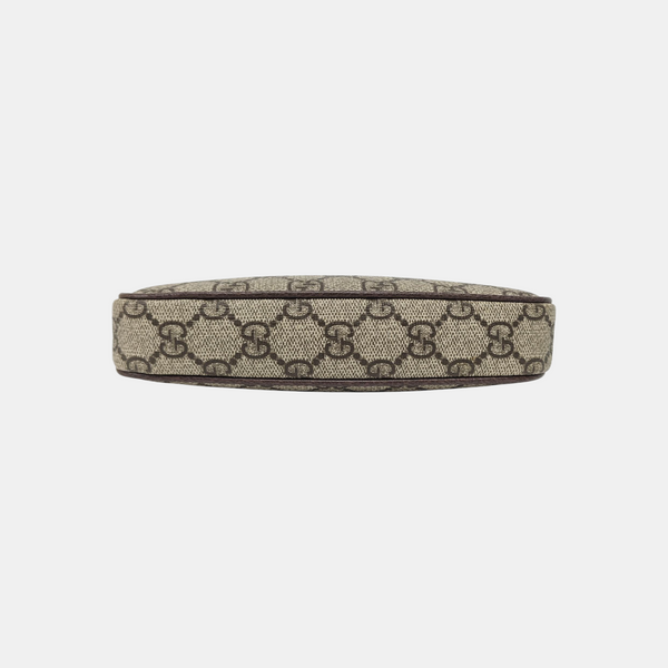 Ophidia Mini Monogram Coated Canvas Beige