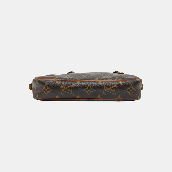 MARLY BANDOULIERE Monogram Coated Canvas Brown