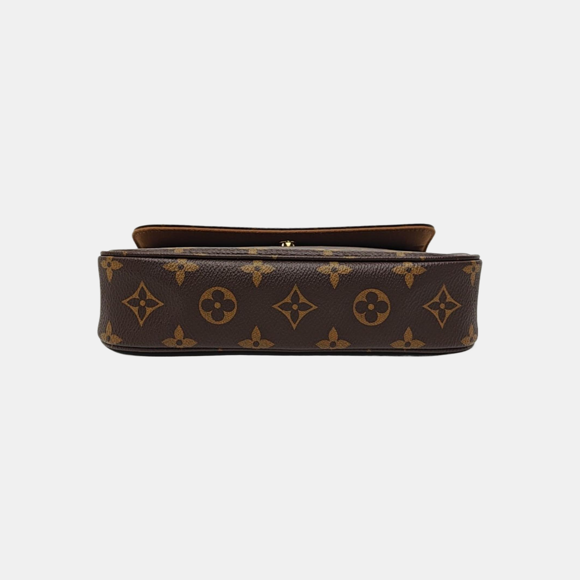 IVY Monogram Coated Canvas Brown
