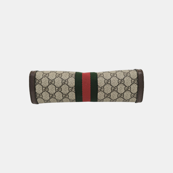 Ophidia Small Monogram Coated Canvas Beige