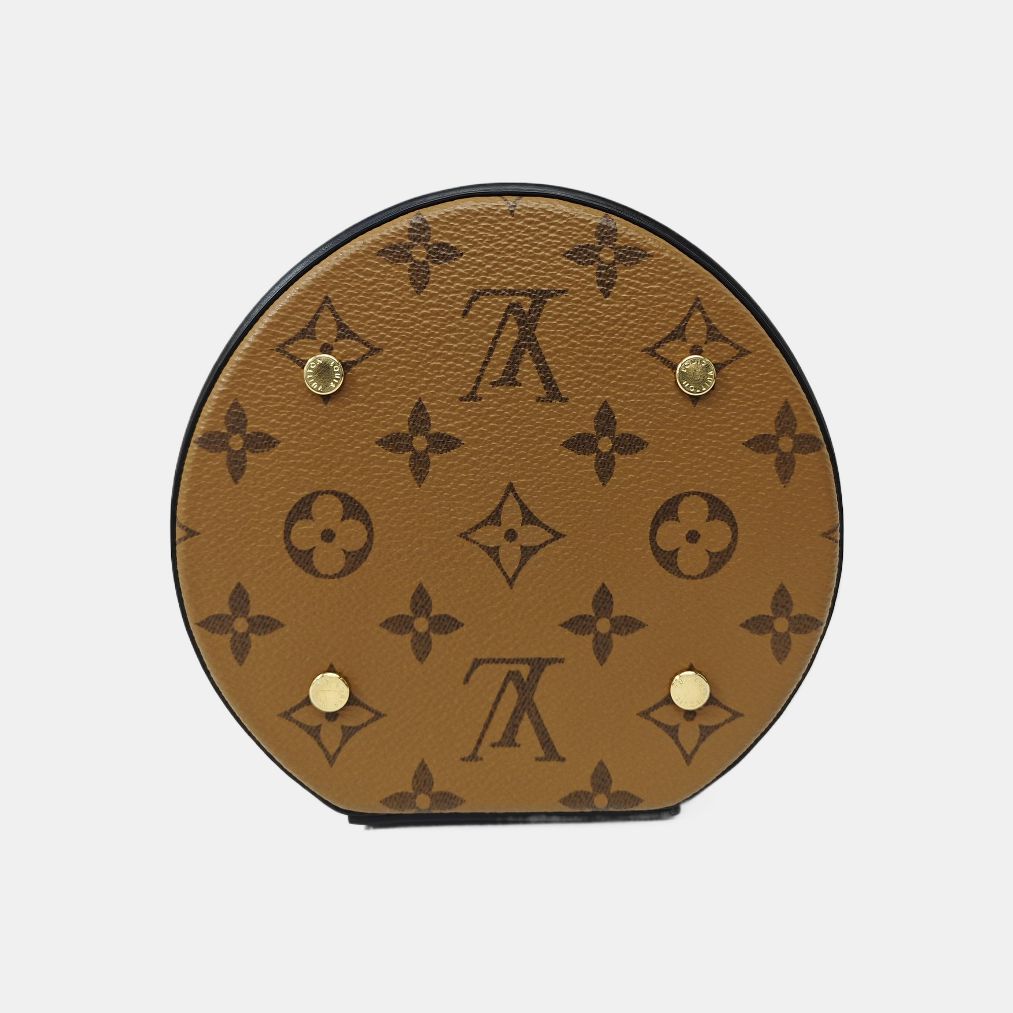 CANNES PM Monogram Coated Canvas Brown