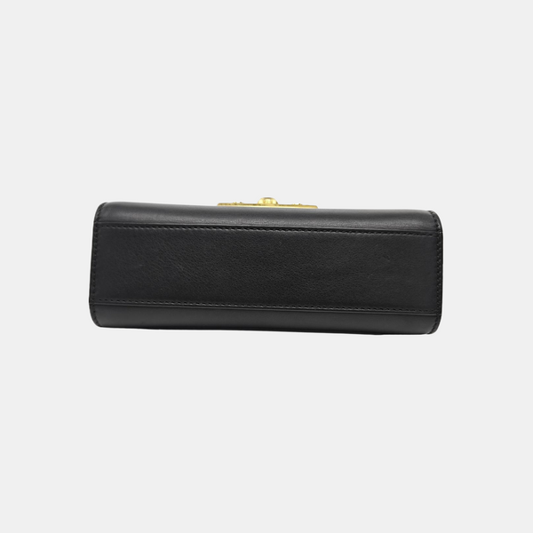 Padlock Small Calfskin Black