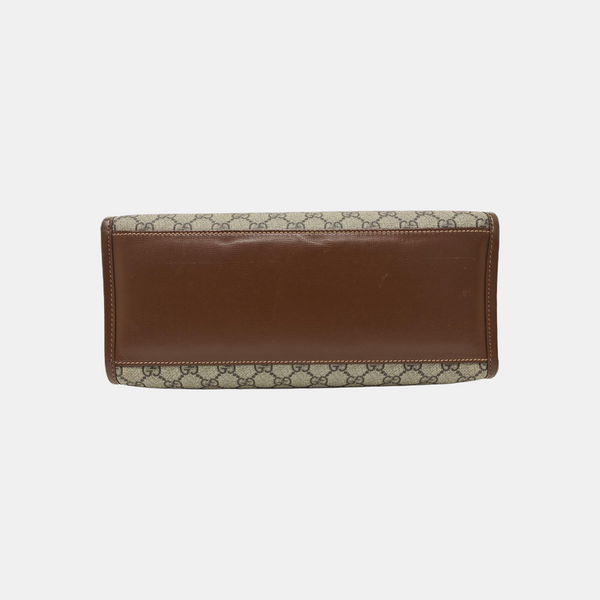 Retro Small Monogram Coated Canvas Brown