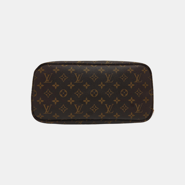NEVERFULL MM Monogram Coated Canvas Brown